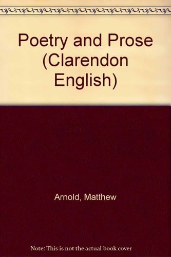Poetry and Prose