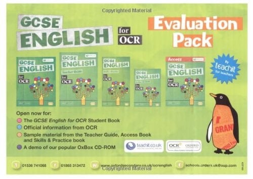 GCSE English for OCR: Evaluation Pack