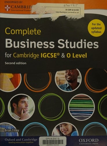 Complete Business Studies for Cambridge IGCSE and O Level