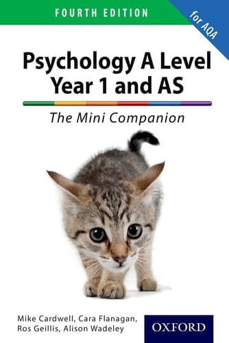 A Complete Companions: A Level Year 1 and as Psychology: The Mini Companion for Aqa