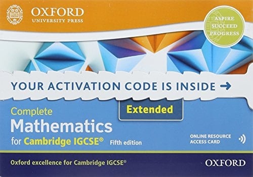 Complete Mathematics for Cambridge IGCSE (R) Student Book (Extended): Online Student Book