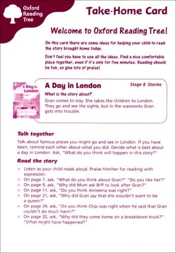 Oxford Reading Tree: Stage 8: Storybooks: Take-home Cards