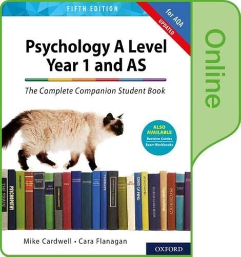 Psychology A Level Year 1 and AS: The Complete Companion Student Book for AQA (Complete Companions Fifth Edition for AQA)