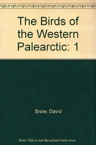 The Birds of the Western Palearctic; Volume 1 Non-Passerines