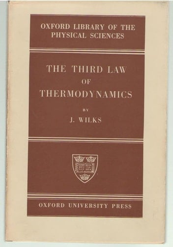 The Third Law of Thermodynamics