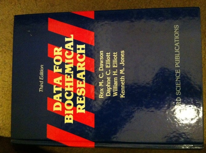 Data for Biochemical Research