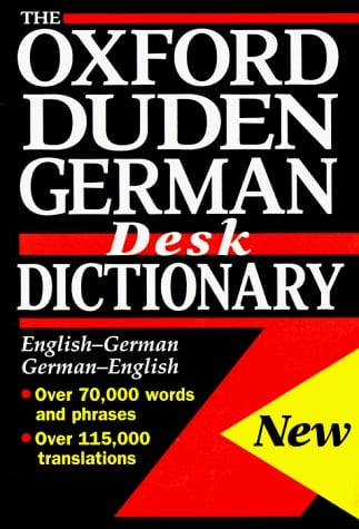 The Oxford-Duden German Desk Dictionary