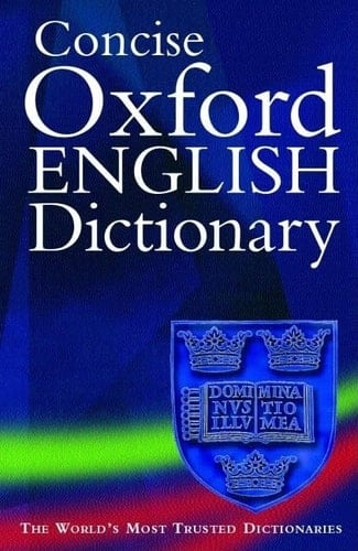 Concise Oxford English Dictionary: plain edition