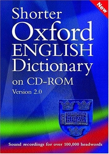 Shorter Oxford English Dictionary: Windows version 2.0