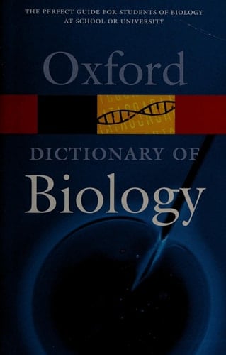 A Dictionary of Biology (Oxford Quick Reference)
