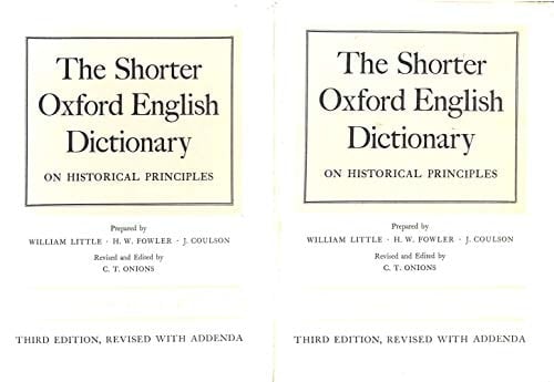 Shorter Oxford English Dictionary
