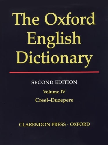 The Oxford English Dictionary, Second Edition (Volume 4)