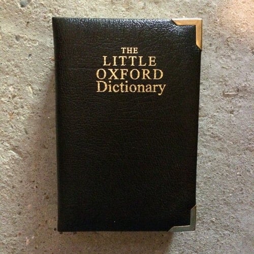 The Little Oxford Dictionary of Current English
