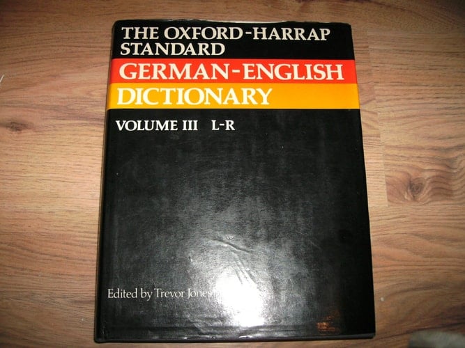 The Oxford-Harrap Standard German-English Dictionary: Volume 3: L-R