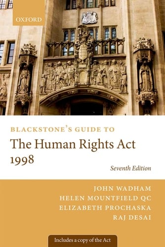 Blackstone's Guide to the Human Rights Act 1998 (Blackstone's Guides)