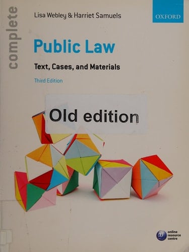 Complete Public Law: Text, Cases, and Materials