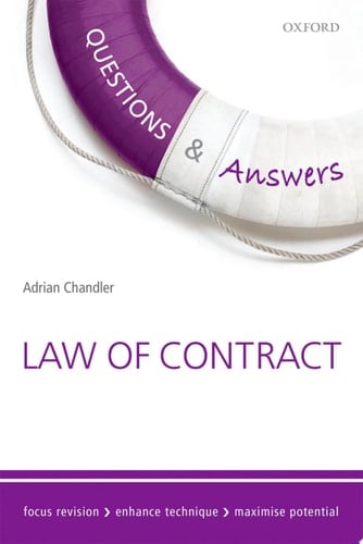 Q&A Revision Guide Law of Contract (Questions & Answers)