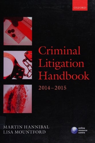 Criminal Litigation Handbook 2014-2015