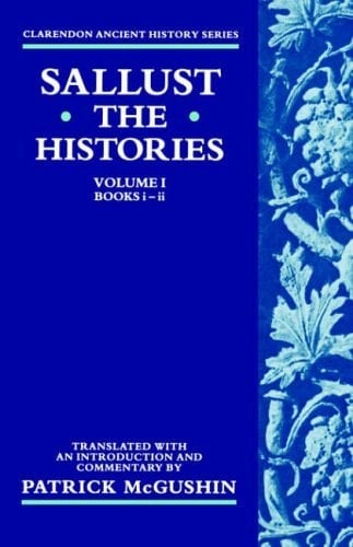 The Histories: Volume I: Books i-ii (Clarendon Ancient History Series)