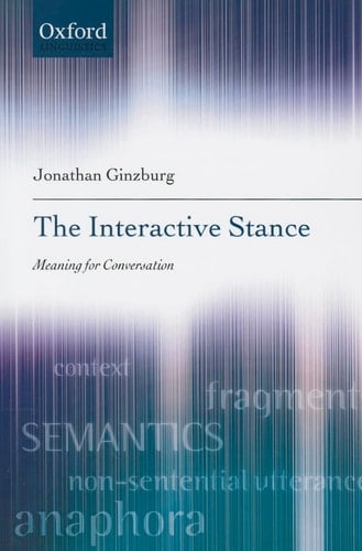 The Interactive Stance: Meaning for Conversation