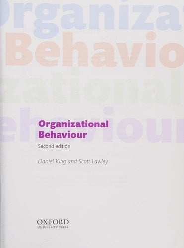 Organizational Behaviour