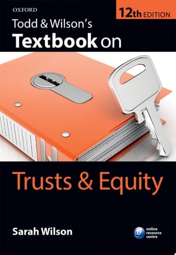 Todd & Wilson's Textbook on Trusts & Equity