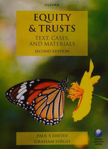 Equity & Trusts: Text, Cases, and Materials