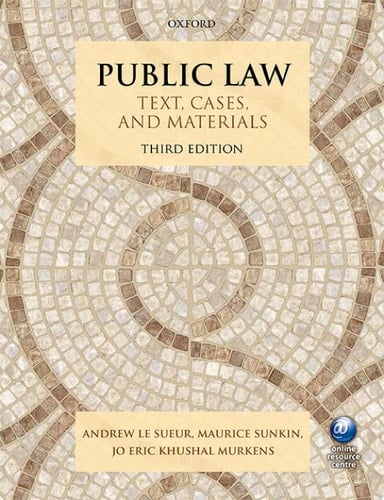 Public Law:: Text, Cases, and Materials