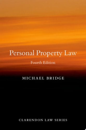 Personal Property Law (Clarendon Law Series)