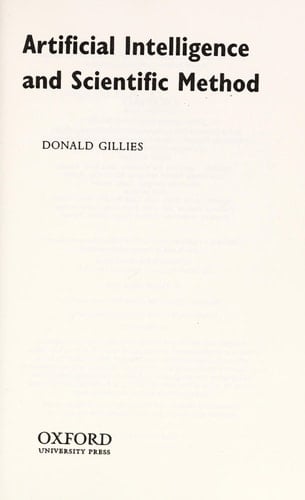 Artificial Intelligence and Scientific Method