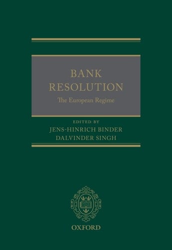 Bank Resolution: The European Regime