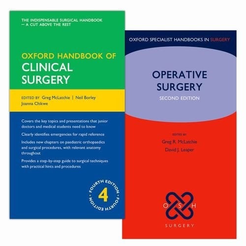 Oxford Handbook of Clinical Surgery 4e and Handbook of Operative Surgery 2e (Oxford Medical Handbooks)