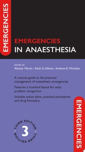 Emergencies in Anaesthesia 3e