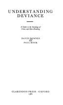 Understanding Deviance: A Guide to the Sociology of Crime and Rule Breaking