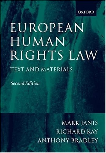 European Human Rights Law: Text and Materials