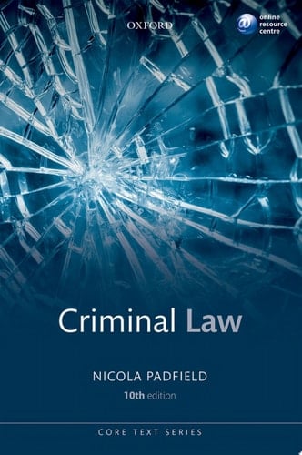 Criminal Law (Core Texts Series)