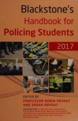 Blackstone's Handbook for Policing Students 2017