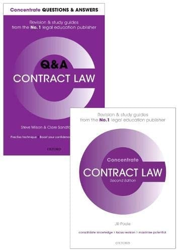 Contract Law Revision Pack 2016: Law revision and study guide