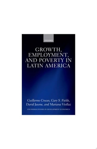 Growth, Employment, and Poverty in Latin America (WIDER Studies in Development Economics)