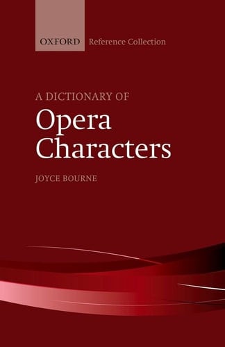 A Dictionary of Opera Characters (The Oxford Reference Collection)