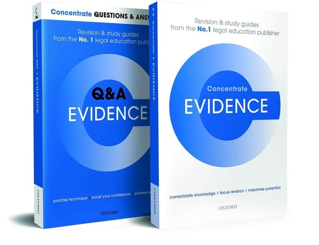 Evidence Revision Concentrate Pack: Law Revision and Study Guide