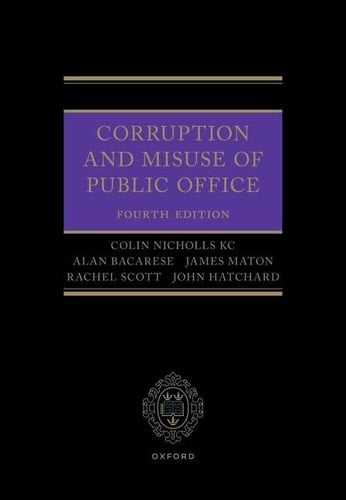 Corruption and Misuse of Public Office