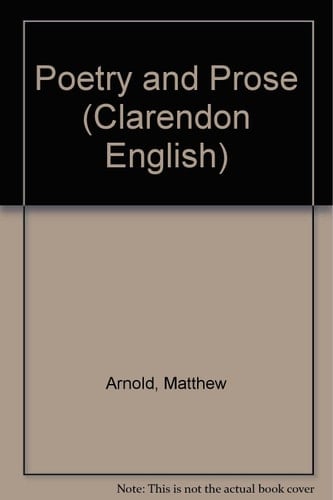 Poetry and Prose (Clarendon English S.)