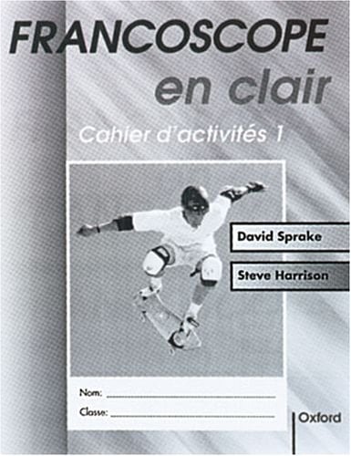 Francoscope En Clair: Workbook 1