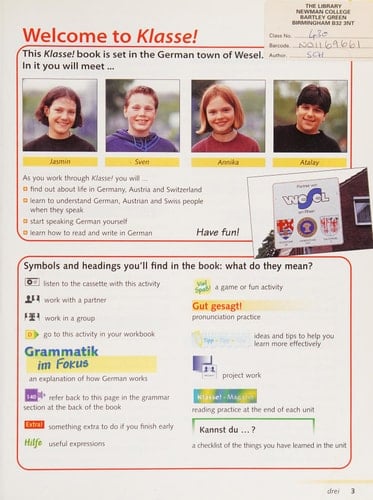 Student's Book (Klasse! 1)