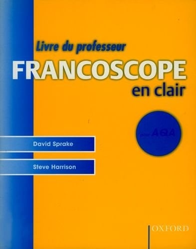 Francoscope en Clair pour AQA: Teacher's Book