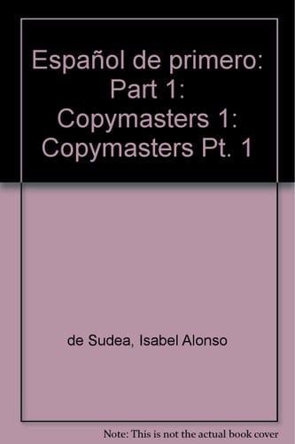 Espanol De Primero: Copymasters 1 Pt. 1