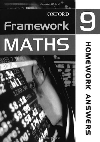 Framework Maths: Year 9: Homework Answers