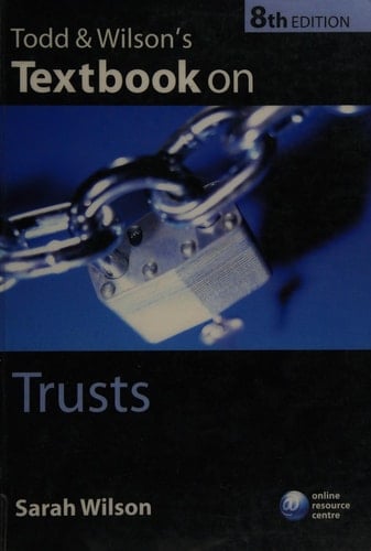 Todd & Wilson's Textbook on Trusts