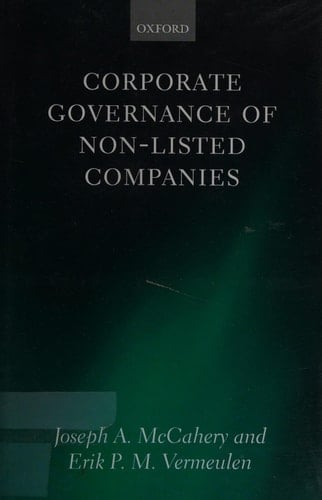 Corporate Governance of Non-Listed Companies
